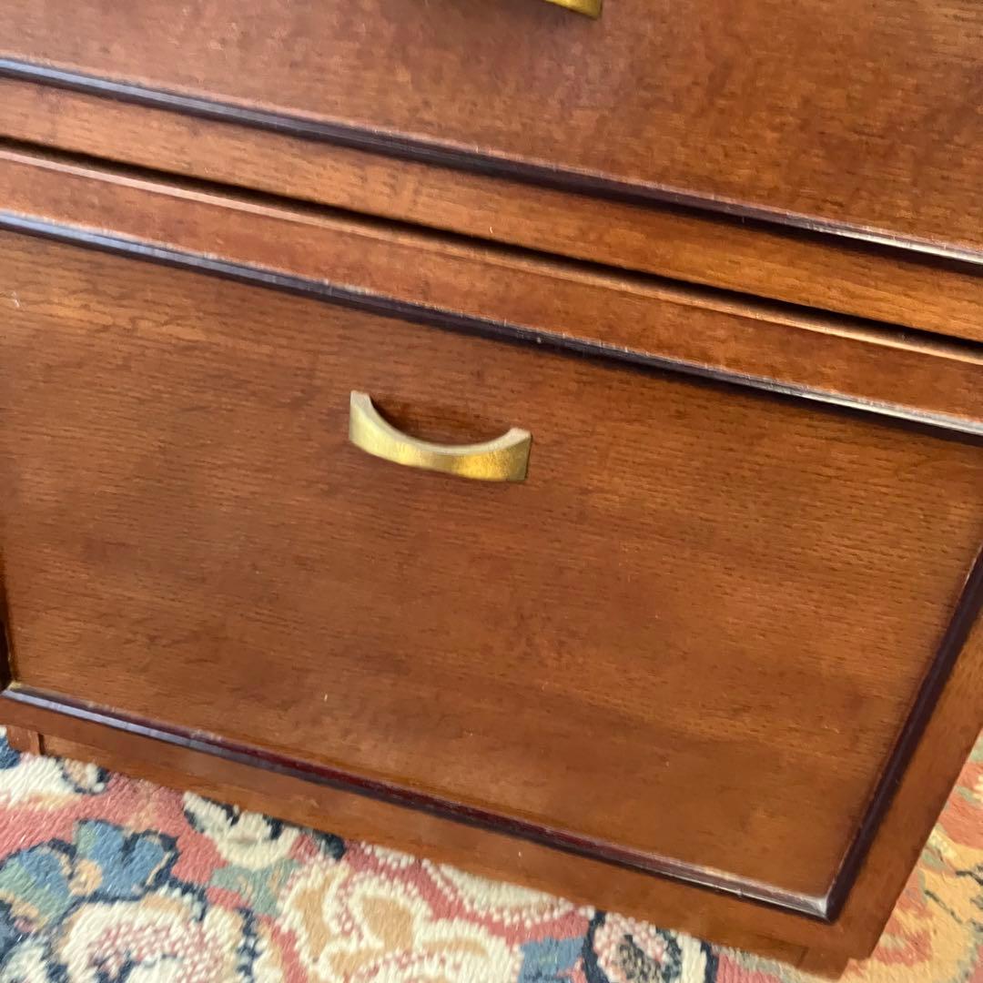 北欧レトロ 木製ナイトテーブル チェストテーブル サイドテーブル コンソール