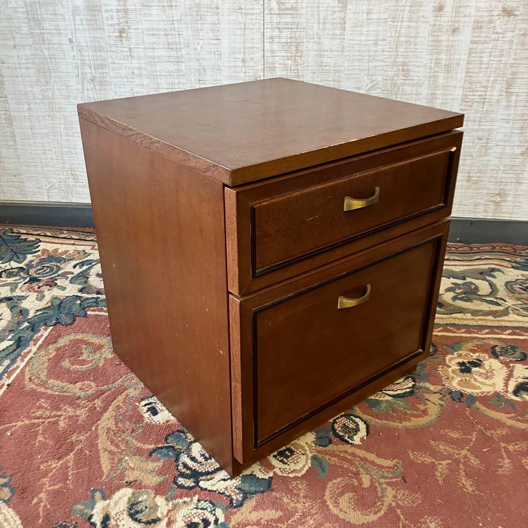 北欧レトロ 木製ナイトテーブル チェストテーブル サイドテーブル コンソール