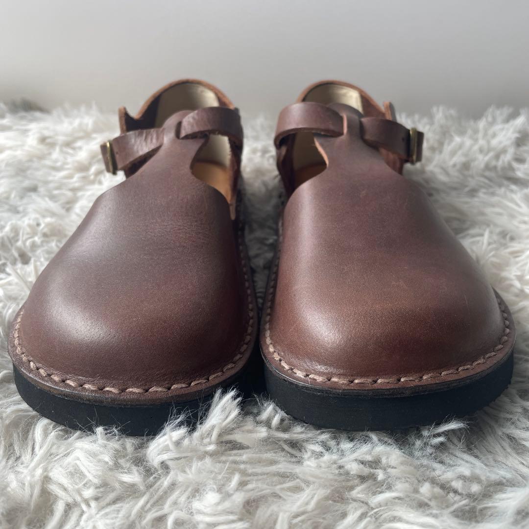 【極美品】オーガニックハンドルーム 23㎝ ブラウン系