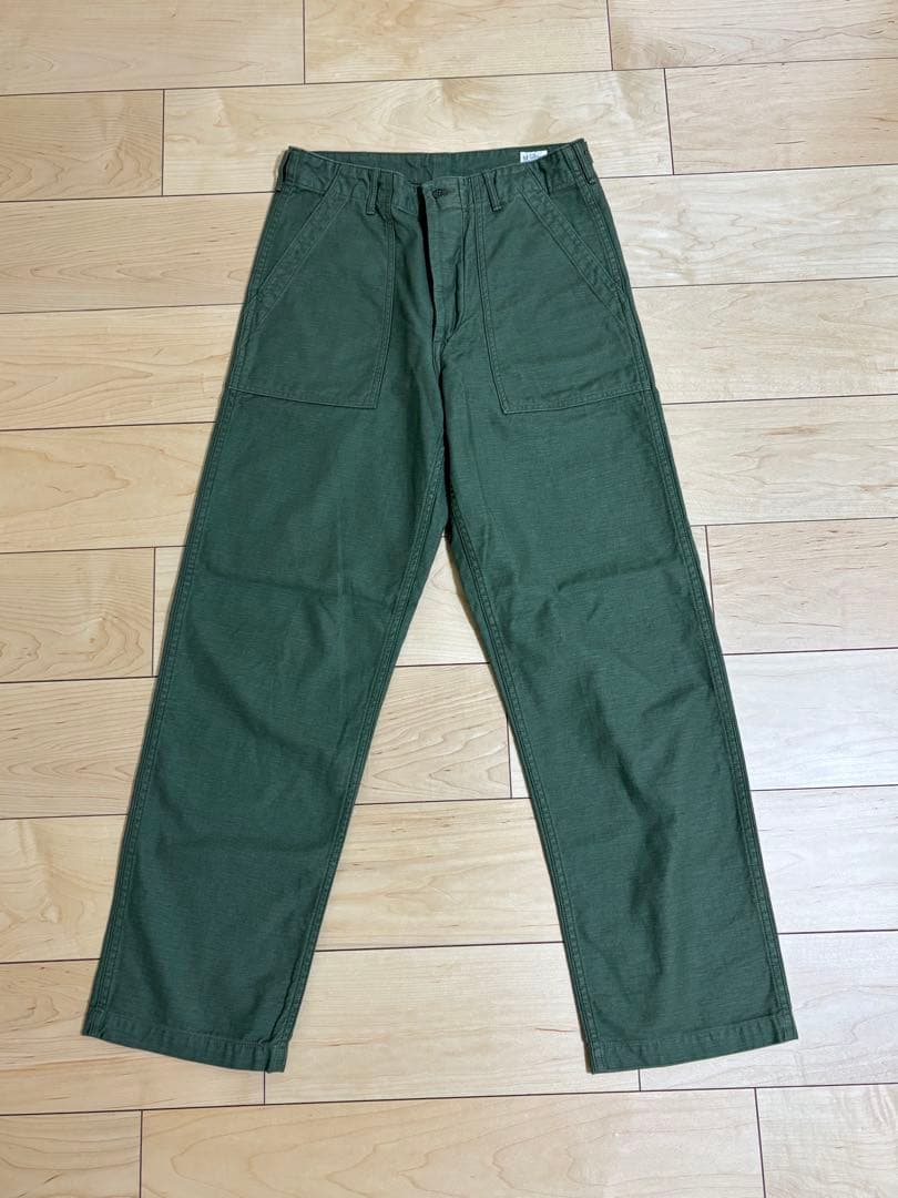 orSlow オリーブグリーン ワークパンツ M