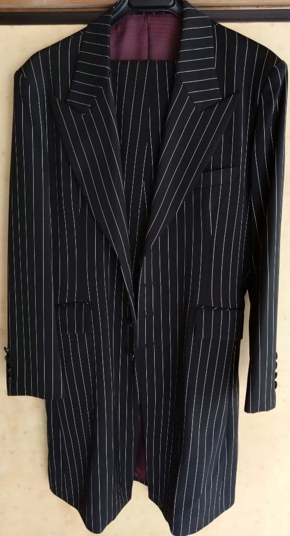 新品未使用 上野屋 ズートスーツ zoot suit ペンシルストライプ