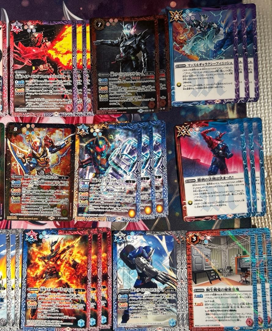 ⭐︎最終値下げ⭐︎仮面ライダービルド　クローズエボル　デッキ+デッキパーツ　バトスピ