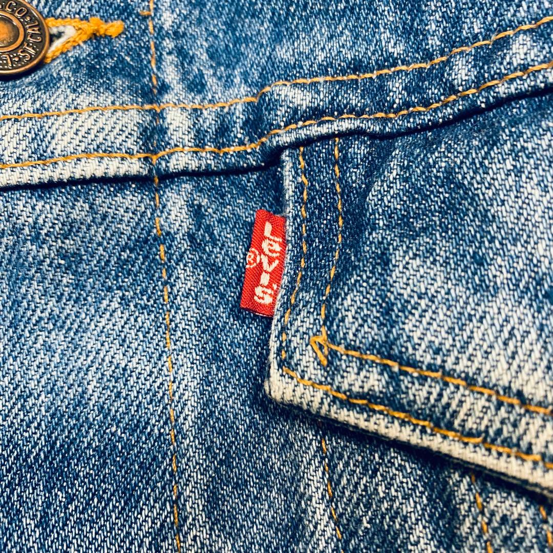 【USA製】90's リーバイス　Gジャン　デニムジャケット70506-0217