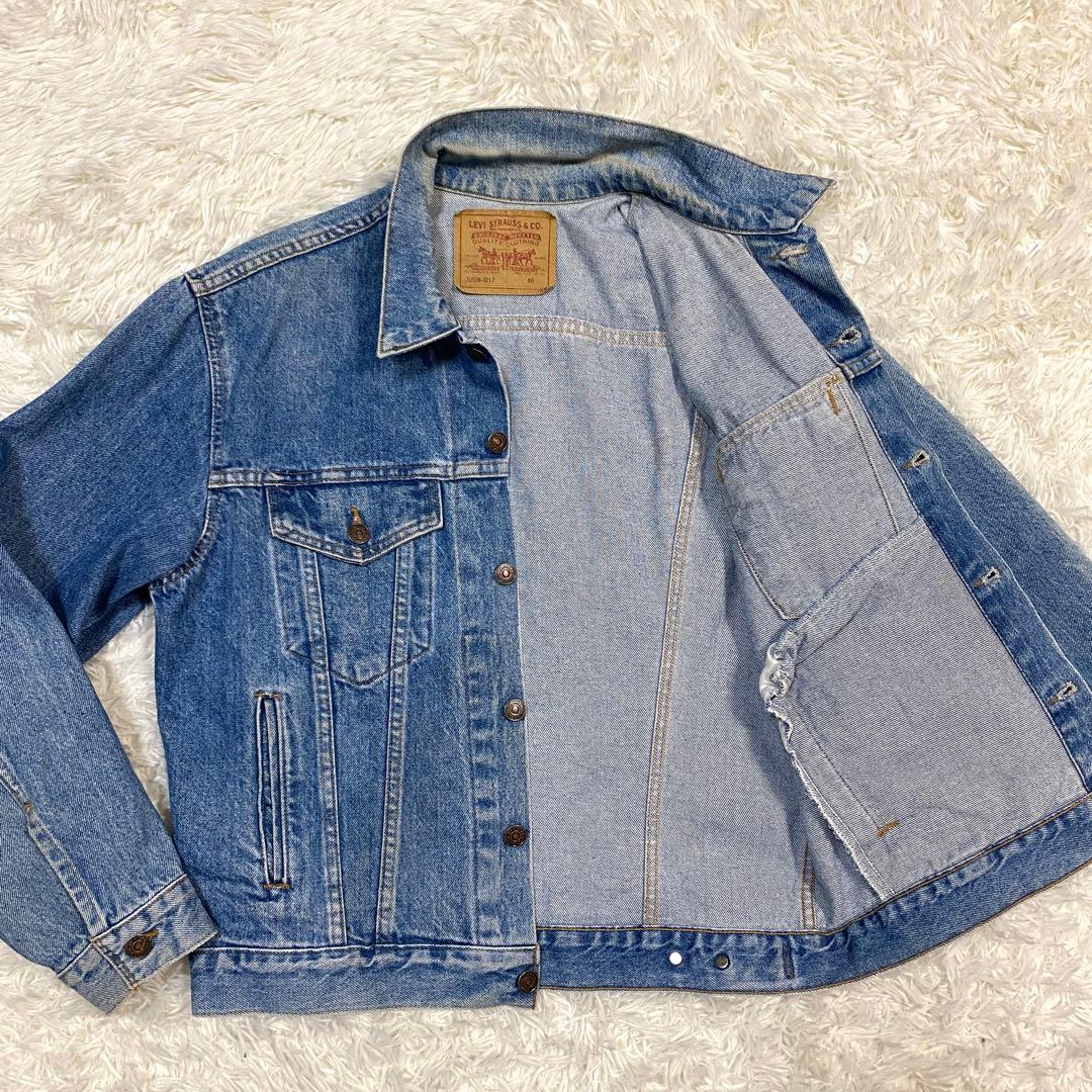 【USA製】90's リーバイス　Gジャン　デニムジャケット70506-0217