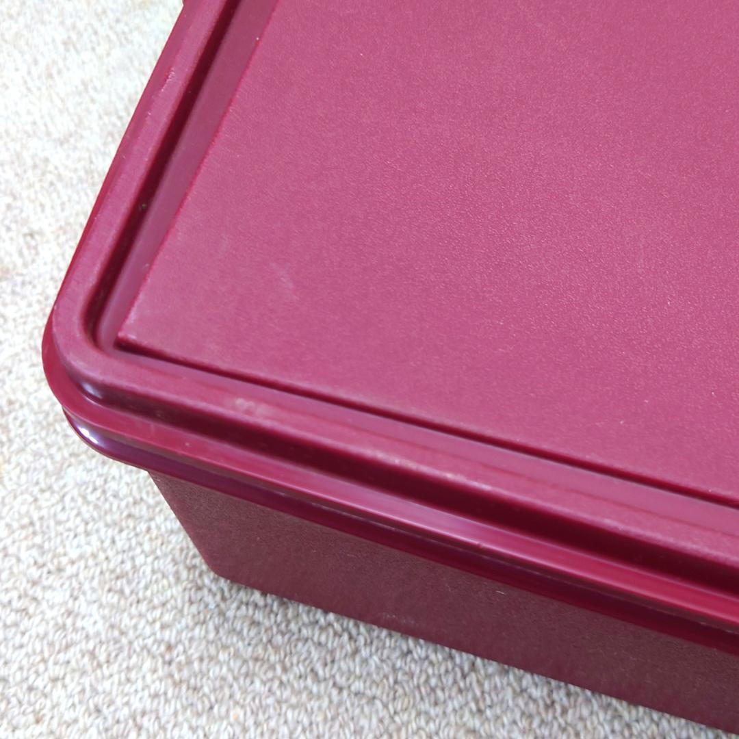 タッパーウェア スーパーケース レッド 6点セット　バラ売りOK