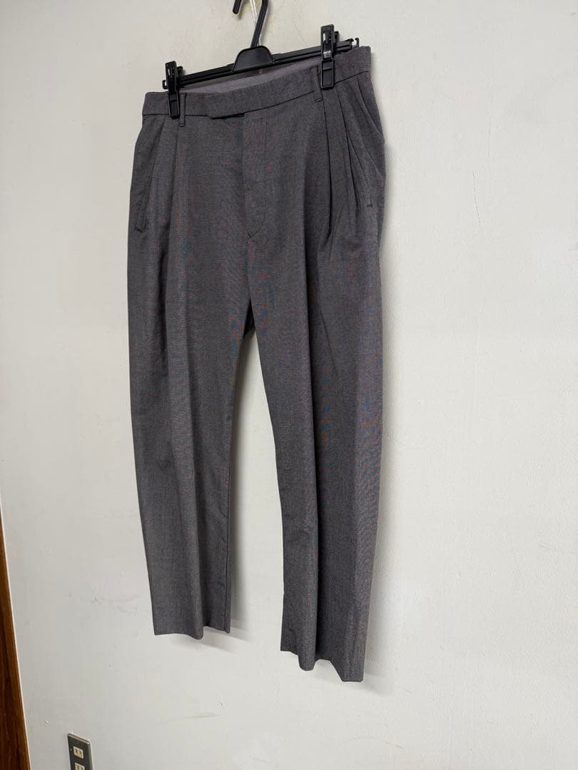 美品！mandoマンドゥ ジャケットセットアップ スーツ グレー 灰 1 ＝ML