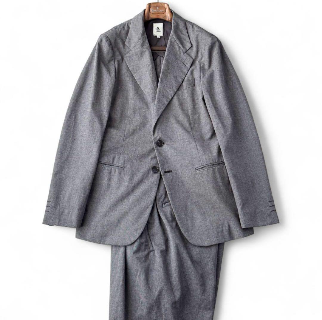 美品！mandoマンドゥ ジャケットセットアップ スーツ グレー 灰 1 ＝ML