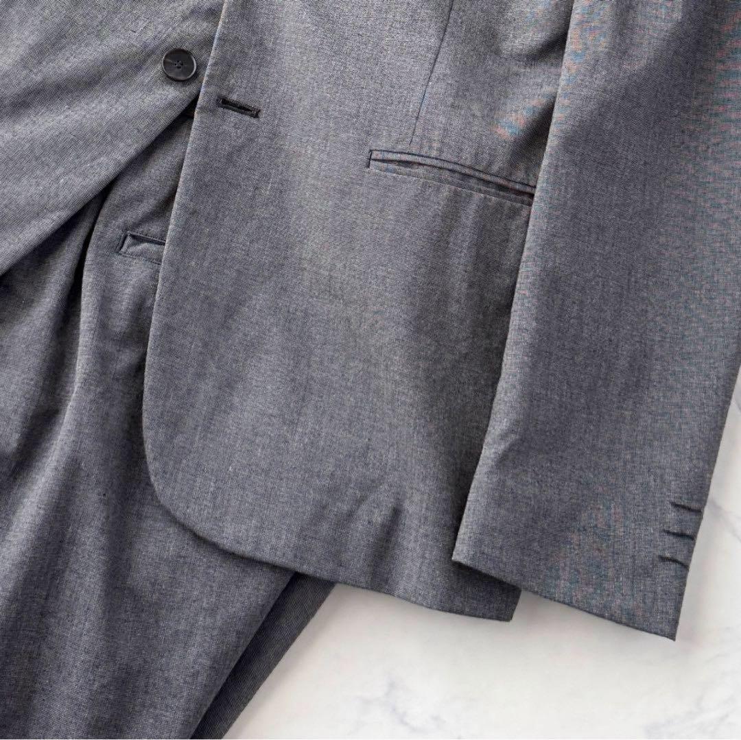美品！mandoマンドゥ ジャケットセットアップ スーツ グレー 灰 1 ＝ML