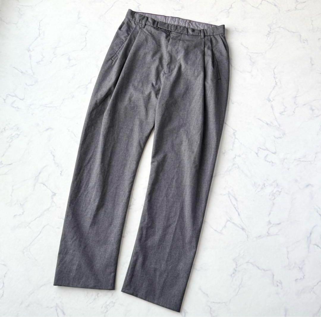 美品！mandoマンドゥ ジャケットセットアップ スーツ グレー 灰 1 ＝ML