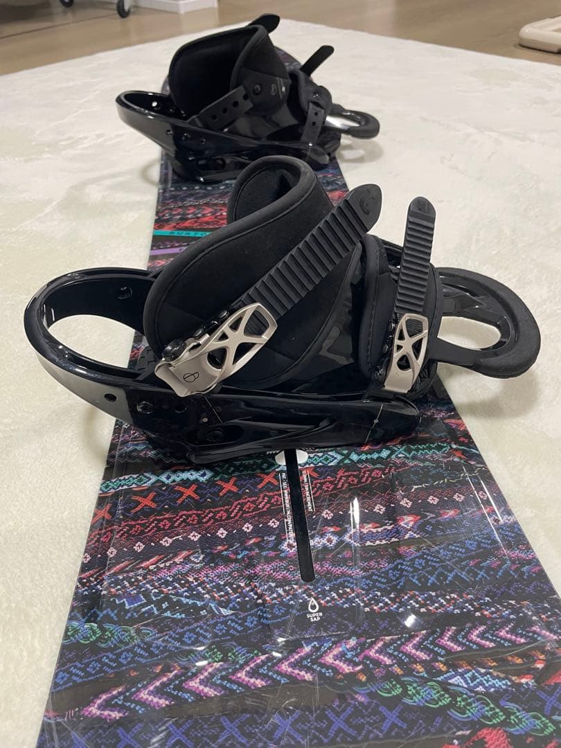 BURTON 140cm 板＋ビンディング＋デッキパッド＋収納袋