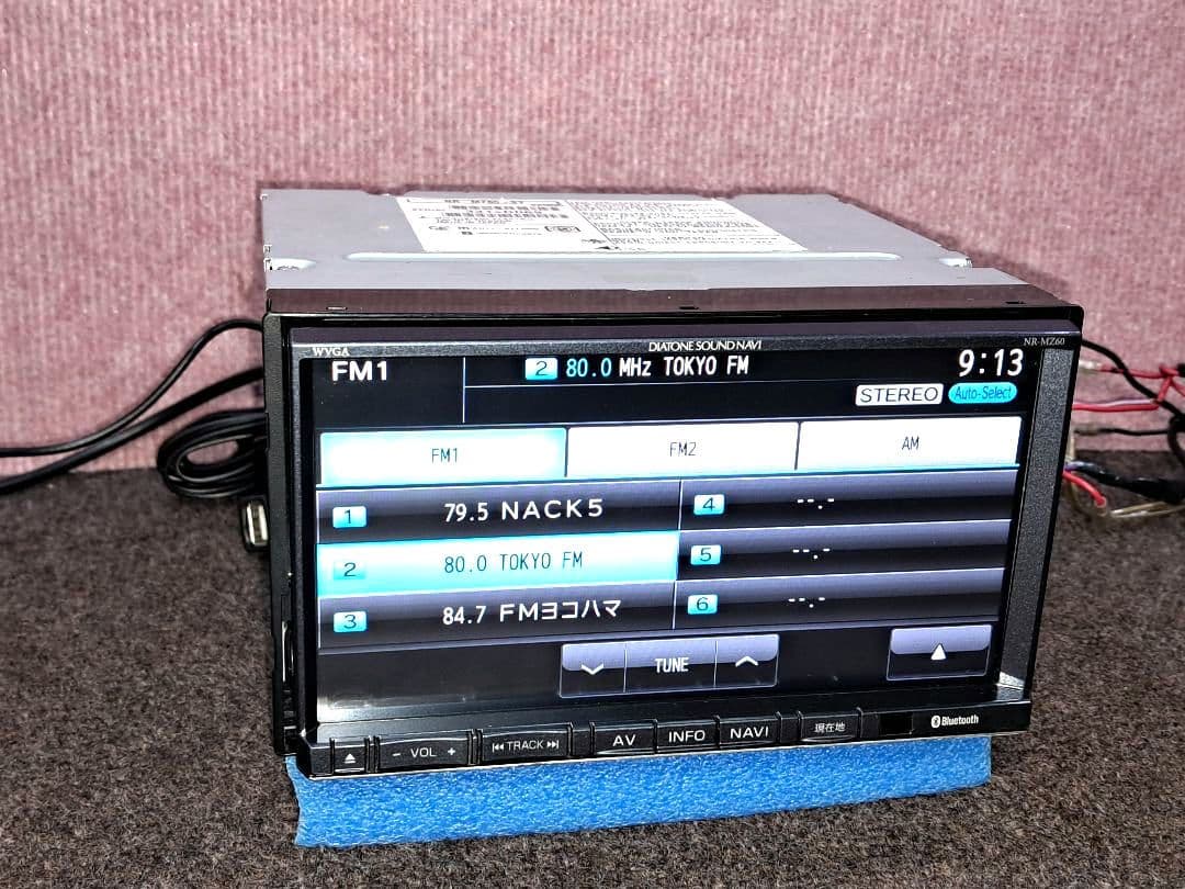 タッチ新品★三菱電機 NR-MZ60 BT対応・DVD再生・地デジTV★動作良好