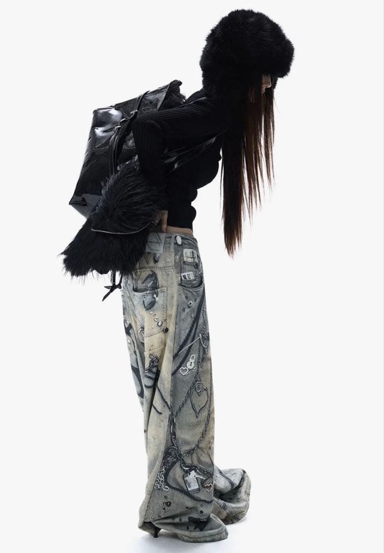 パンツ S print sweat1 toys