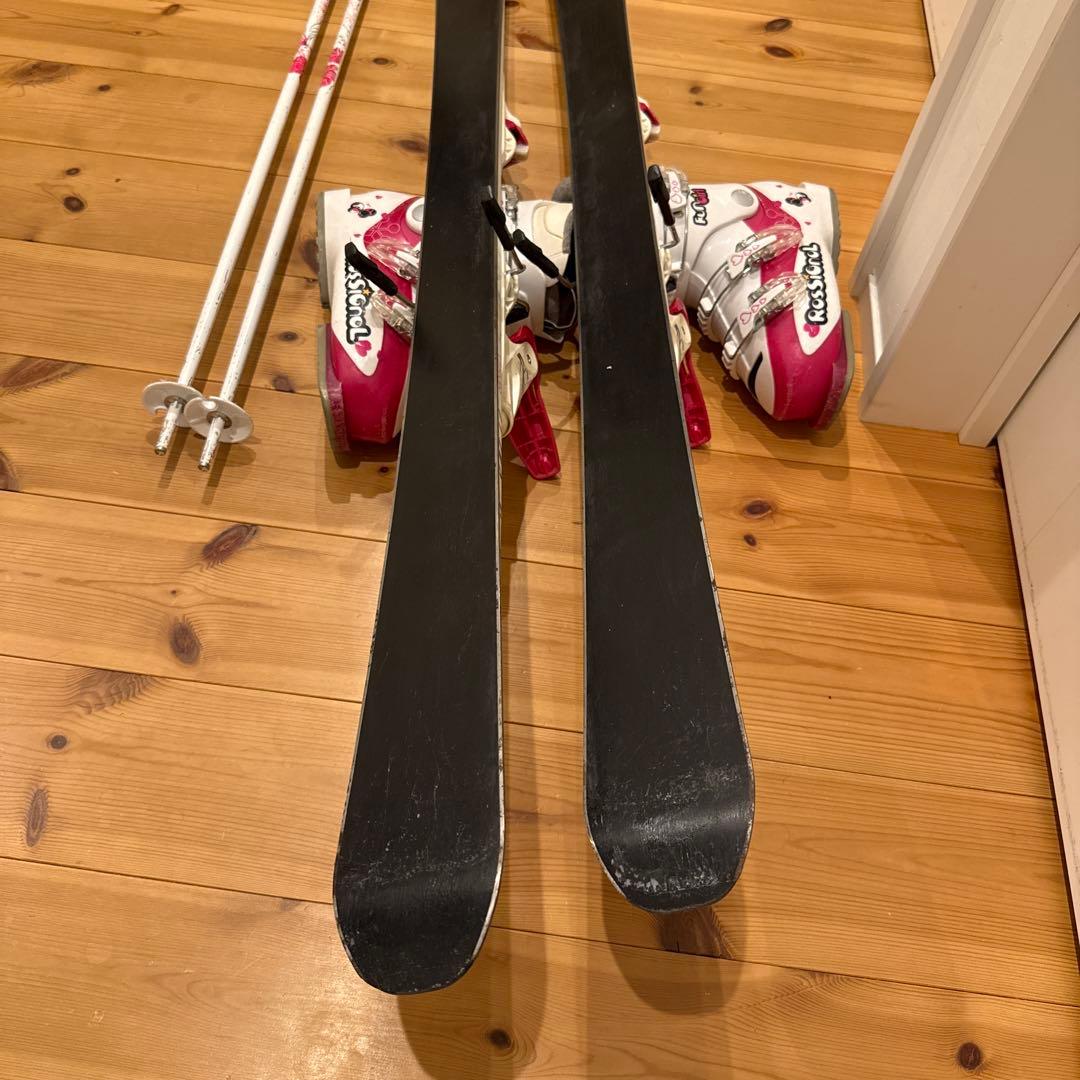 Rossignol キッズスキー板（140） ビンディング、ブーツ、ストック付