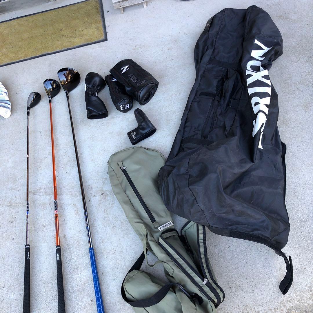 Srixon キャディバッグとゴルフクラブセット（価格交渉に応じます）