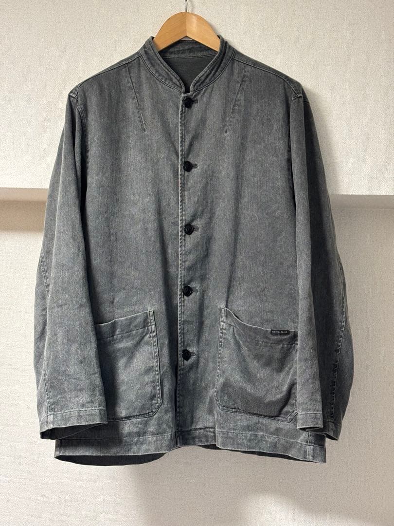 CONFECT 24SS リネンコットン ピグメントダイスタンドジャケット