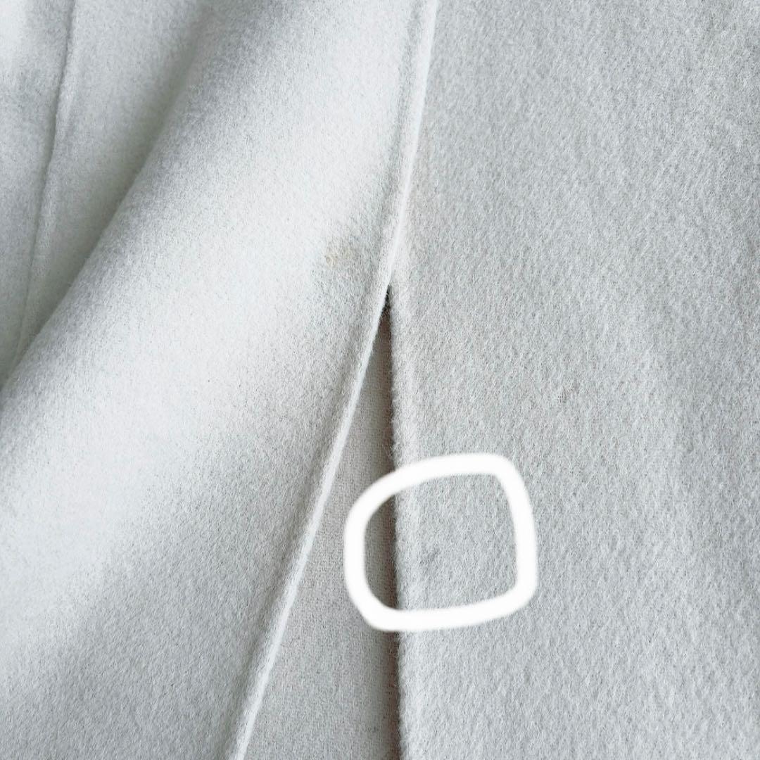 銀座マギー　platine　ウールフーデットコート　ダブルフェイス　リバー