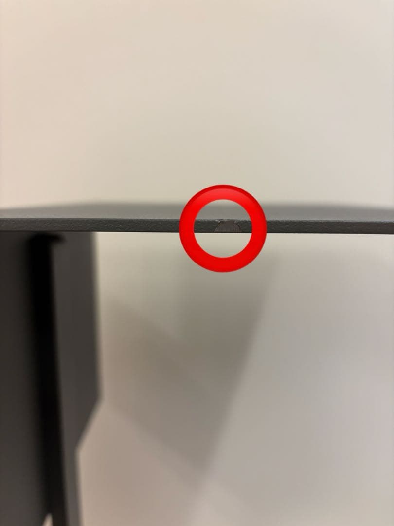 無印良品　スチール　サイドテーブル