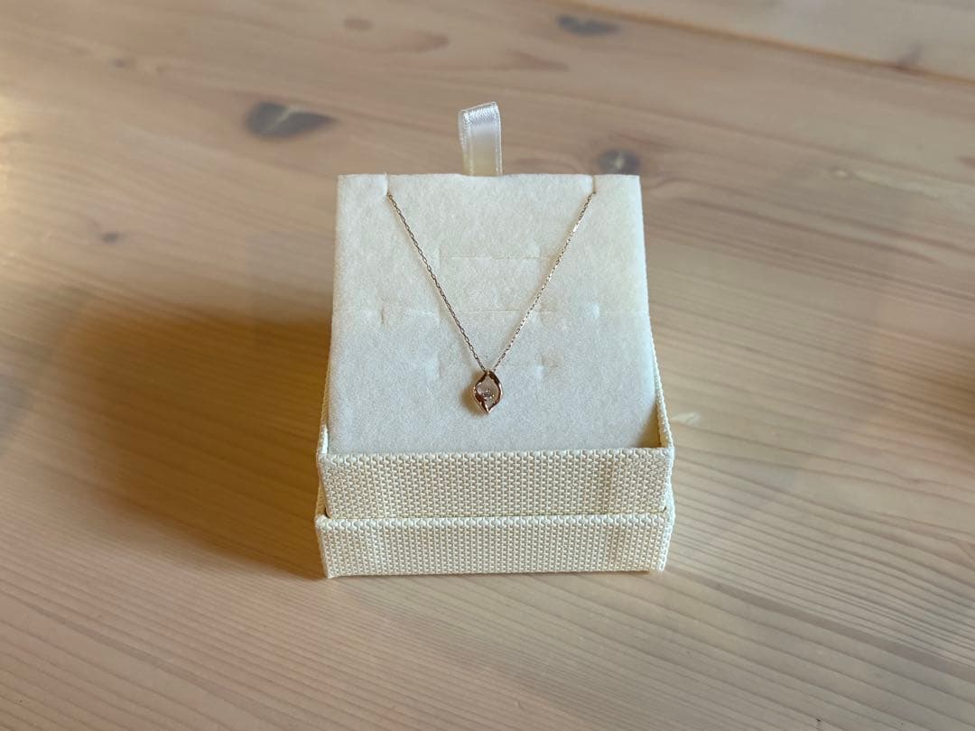 TSUTSUMI K10ピンクゴールド ダイヤモンド ネックレス