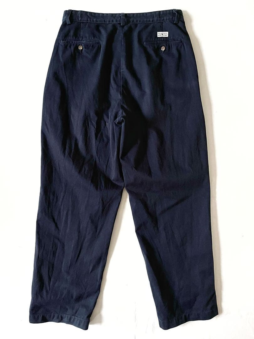 90s USA製 POLO Ralph Lauren 2タックチノ Andrew