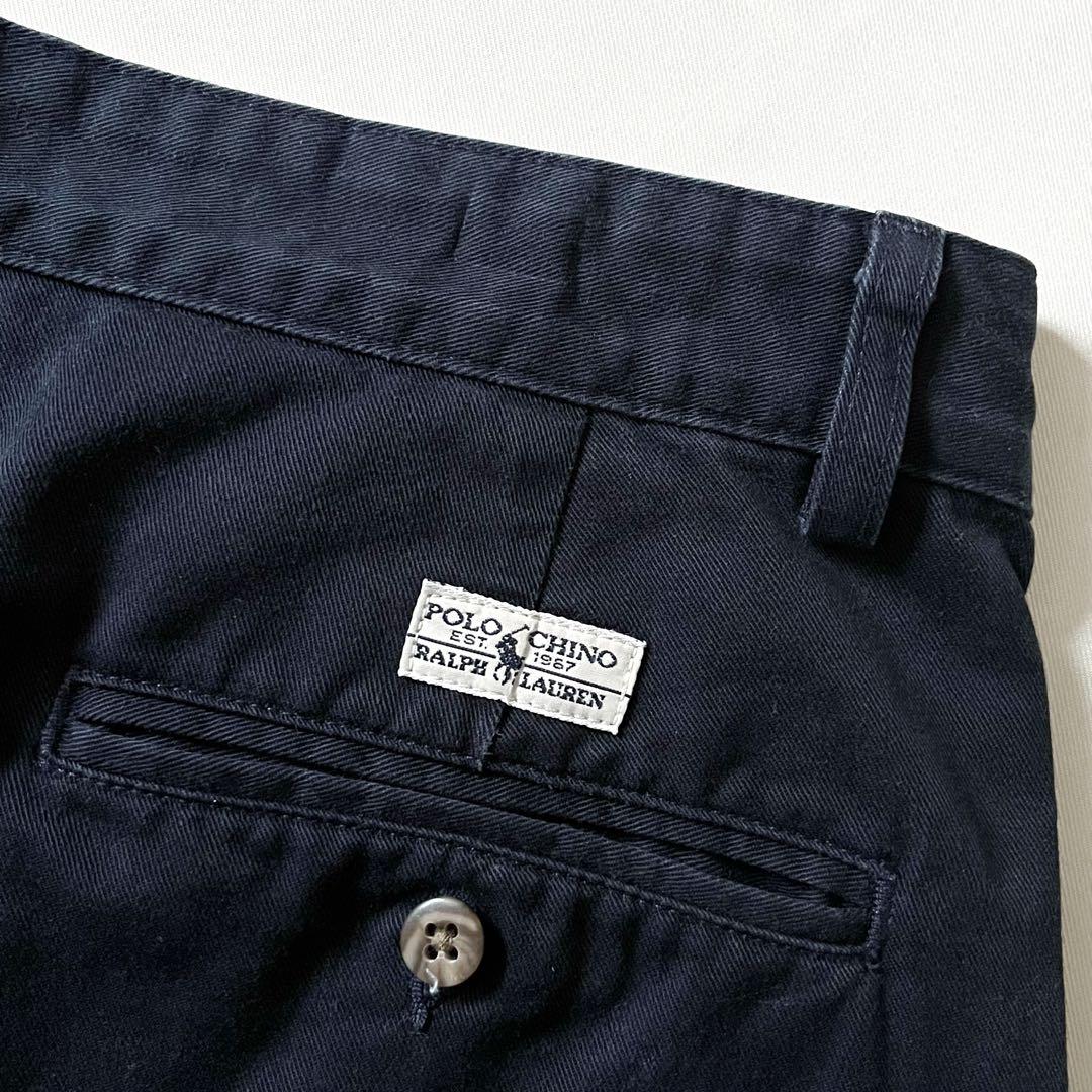 90s USA製 POLO Ralph Lauren 2タックチノ Andrew