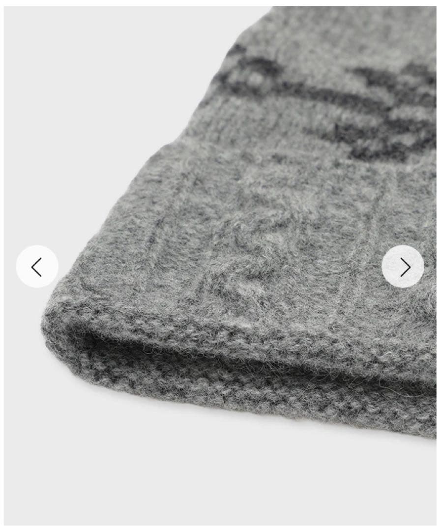 HUNTING WORLD 新品未使用ラムウールマフラー＋ニットキャップセット