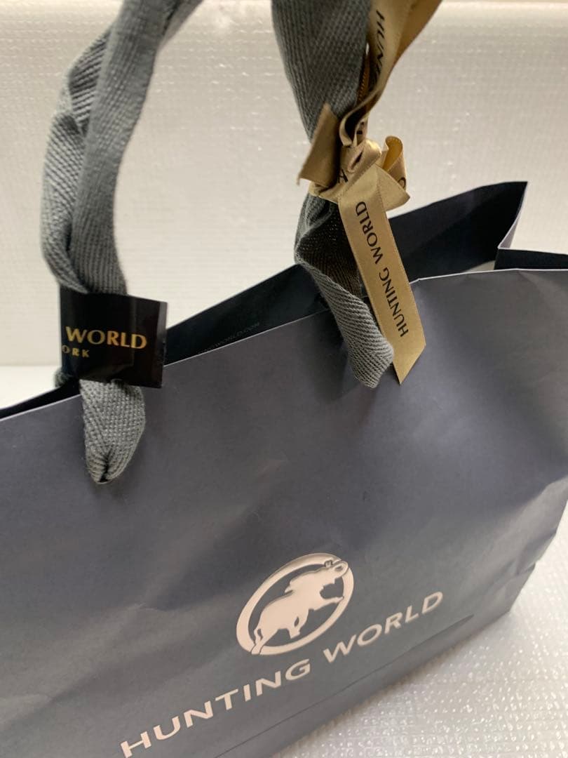 HUNTING WORLD 新品未使用ラムウールマフラー＋ニットキャップセット