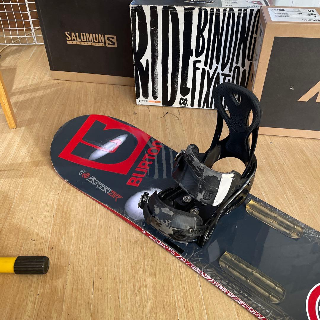 BURTON　バートン　スノーボードセット　フリースタイル　バインディング付
