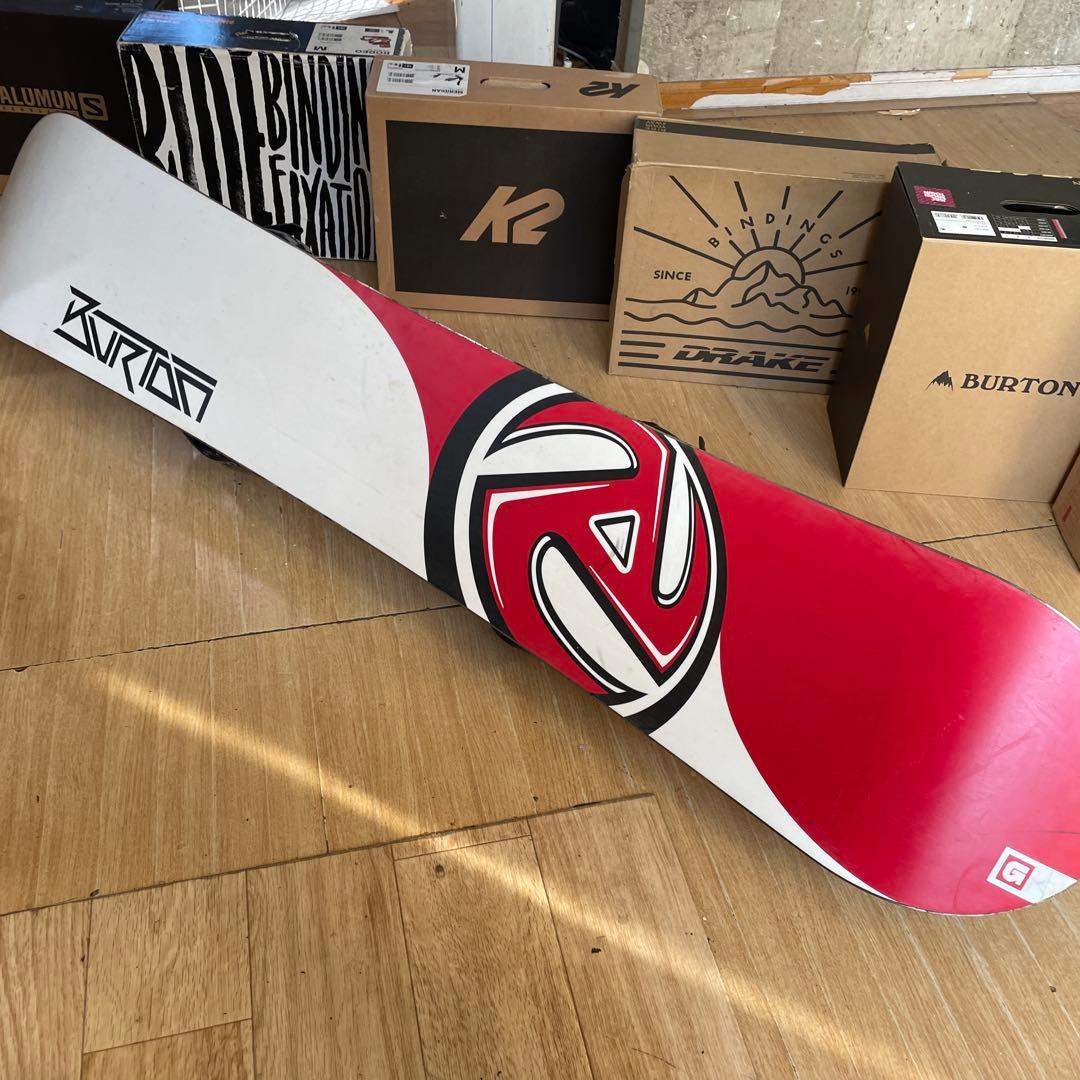 BURTON　バートン　スノーボードセット　フリースタイル　バインディング付