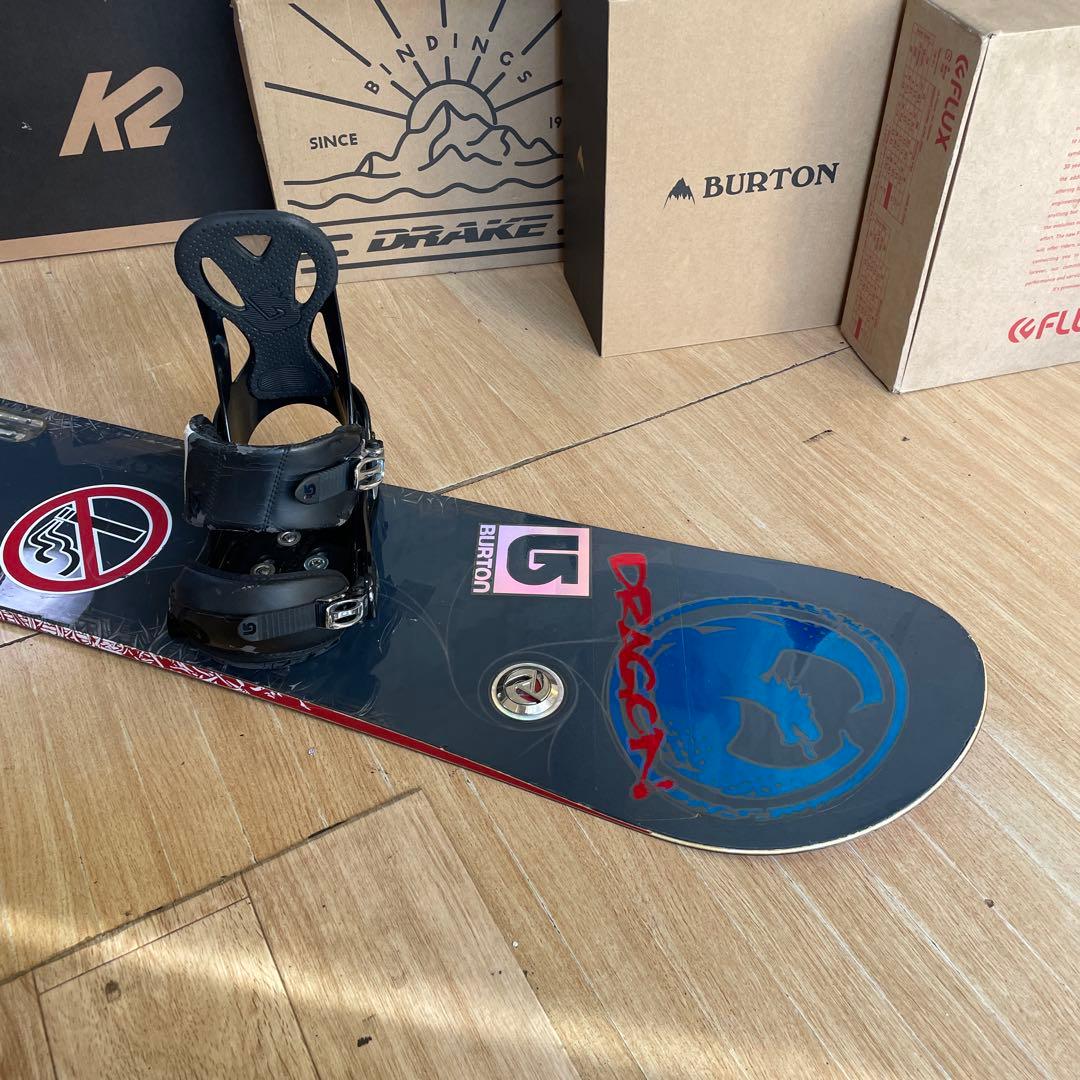 BURTON　バートン　スノーボードセット　フリースタイル　バインディング付