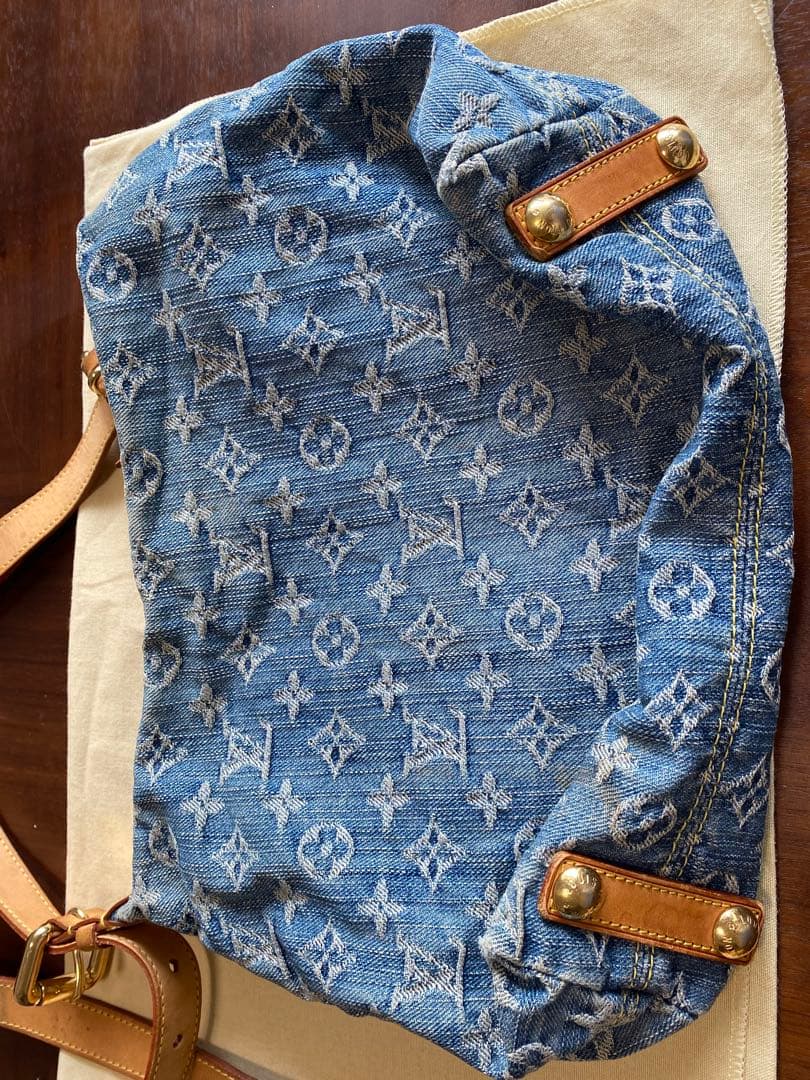 Louis Vuitton デニムショルダーバッグ