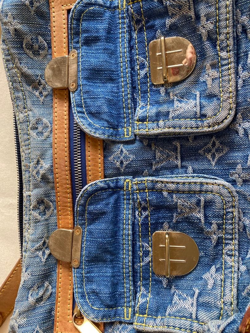 Louis Vuitton デニムショルダーバッグ