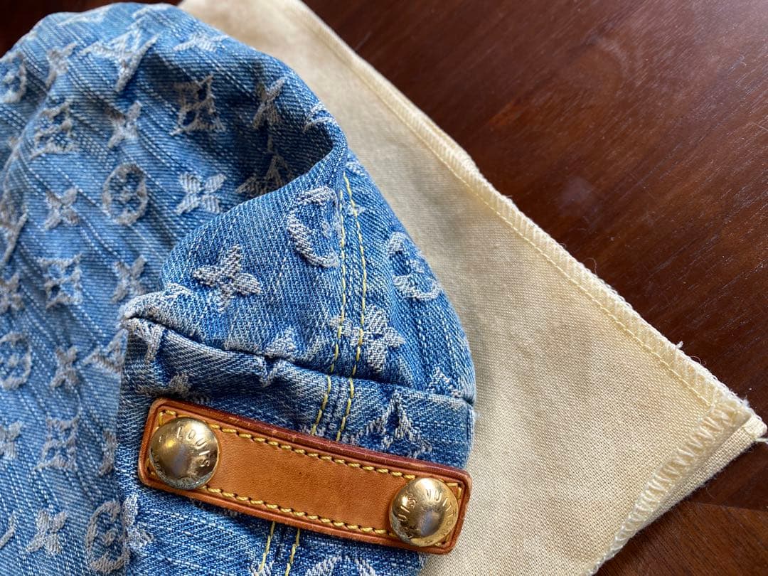 Louis Vuitton デニムショルダーバッグ