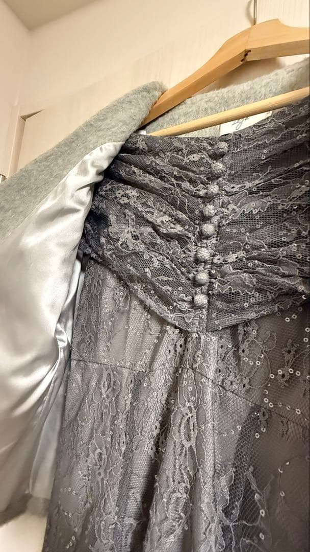 レジャ　leja ドレス　パーティドレス　アウター　結婚式　披露宴　レディース