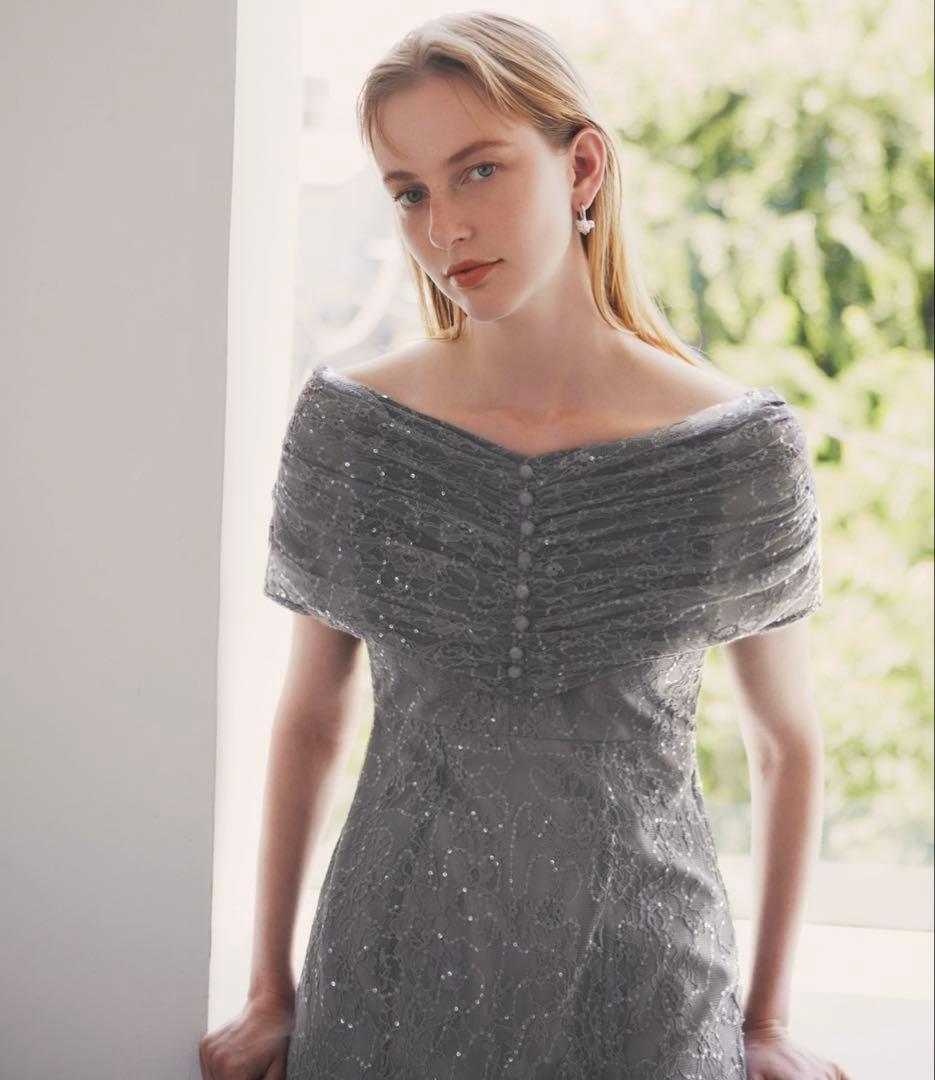 レジャ　leja ドレス　パーティドレス　アウター　結婚式　披露宴　レディース