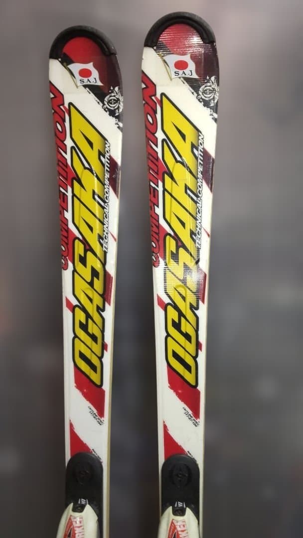 OGASAKA COMPETITION スキー板 ホワイト/レッド/ブラック