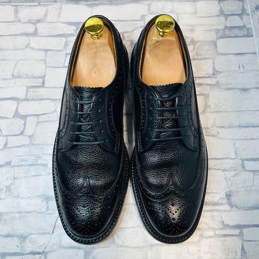 未使用級 REGALリーガル 2585 ウィングチップ シボ革 24.5cm