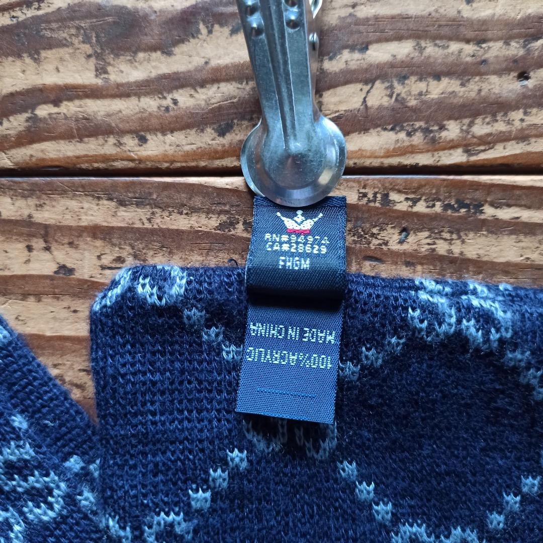 小物 STUSSY logo/monogram MUFFLER navy