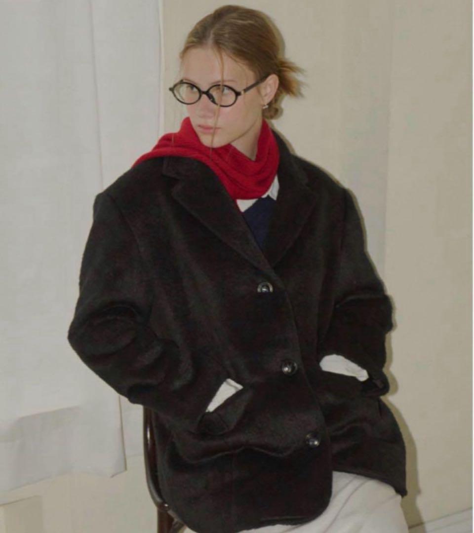 giunon オーバーシャギージャケットコート