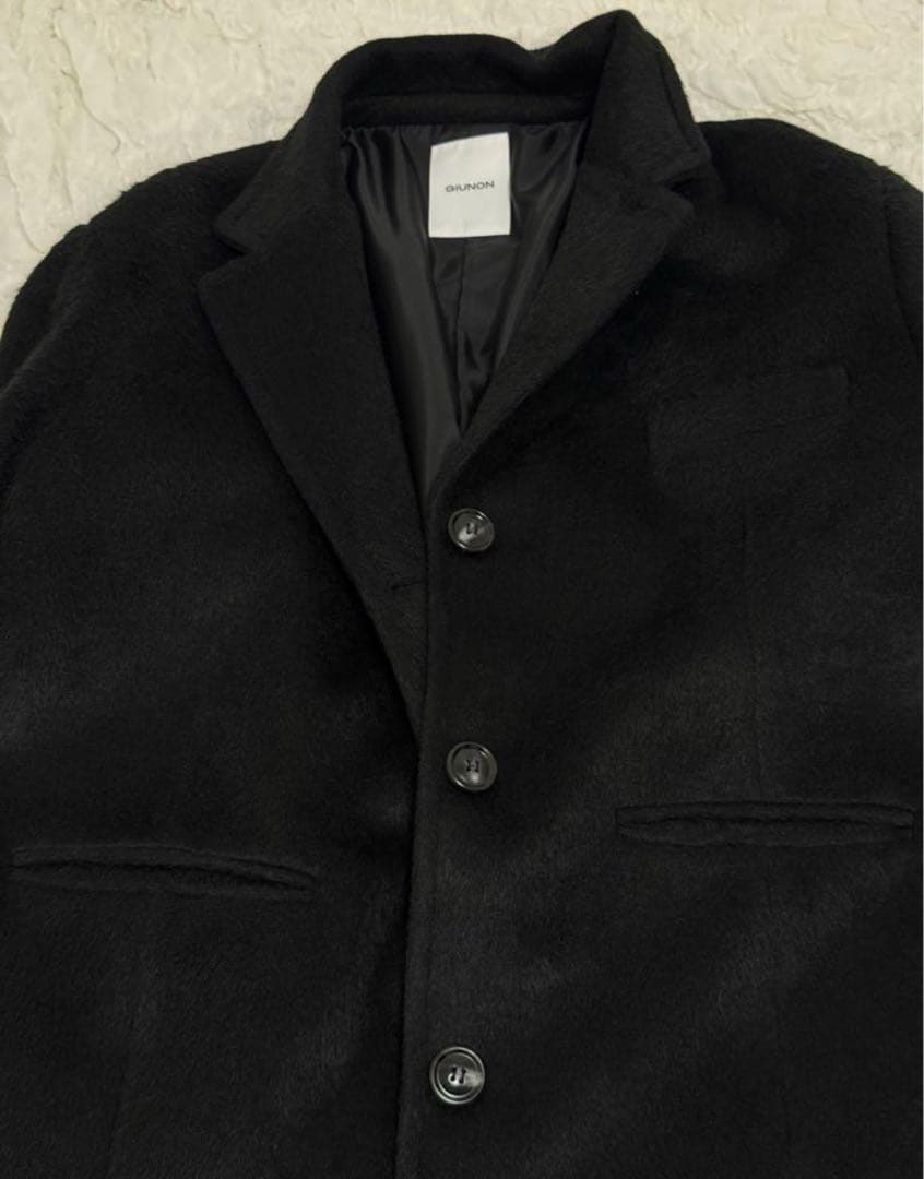 giunon オーバーシャギージャケットコート