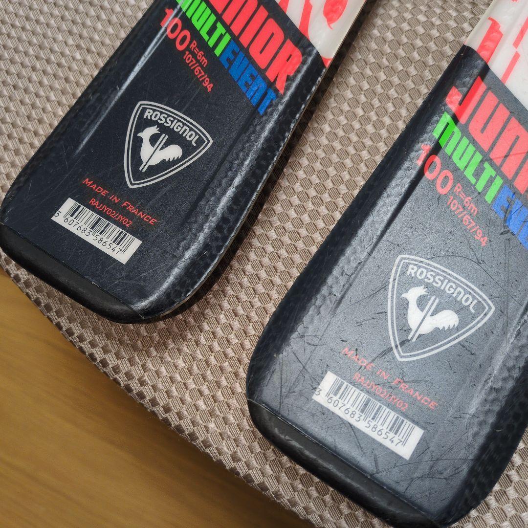 良品！使用わずか錆なしロシニョールスキー100㌢ルックビンディングサイズ調節可