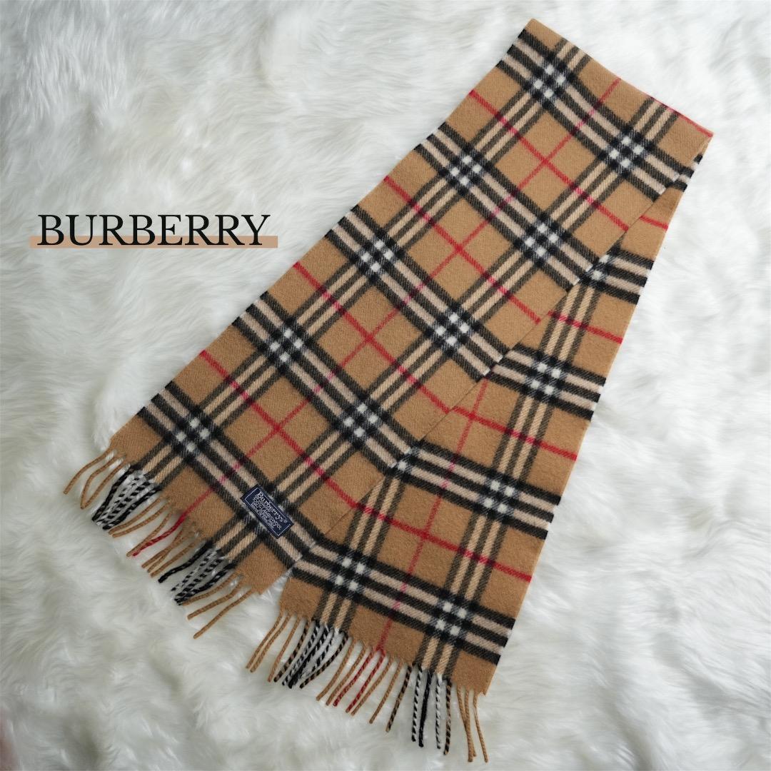 ✨極美品✨BURBERRY バーバリー マフラー ノバチェック ENGLAND