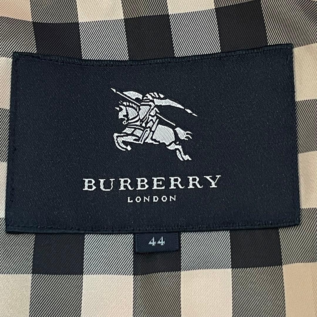 バーバリーロンドン　スプリングコート　レッド　ノバチェック　大きいサイズ　44