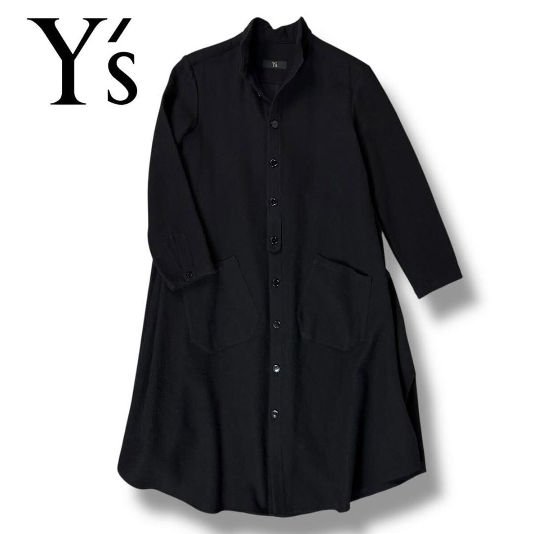 【美品】Y's ヨウジヤマモト アーカイブ ウール シャツ 2サイズ 日本製