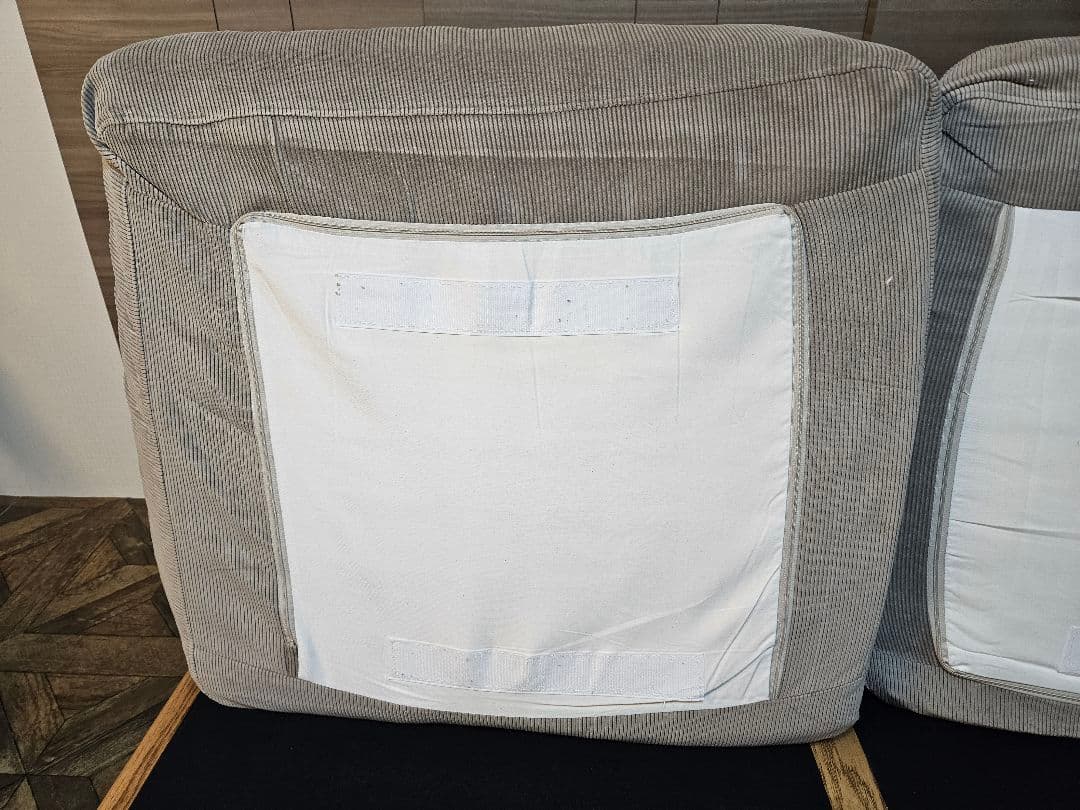 【miminoko】モモナチュラル　クラウドソファ　二人掛け　２P