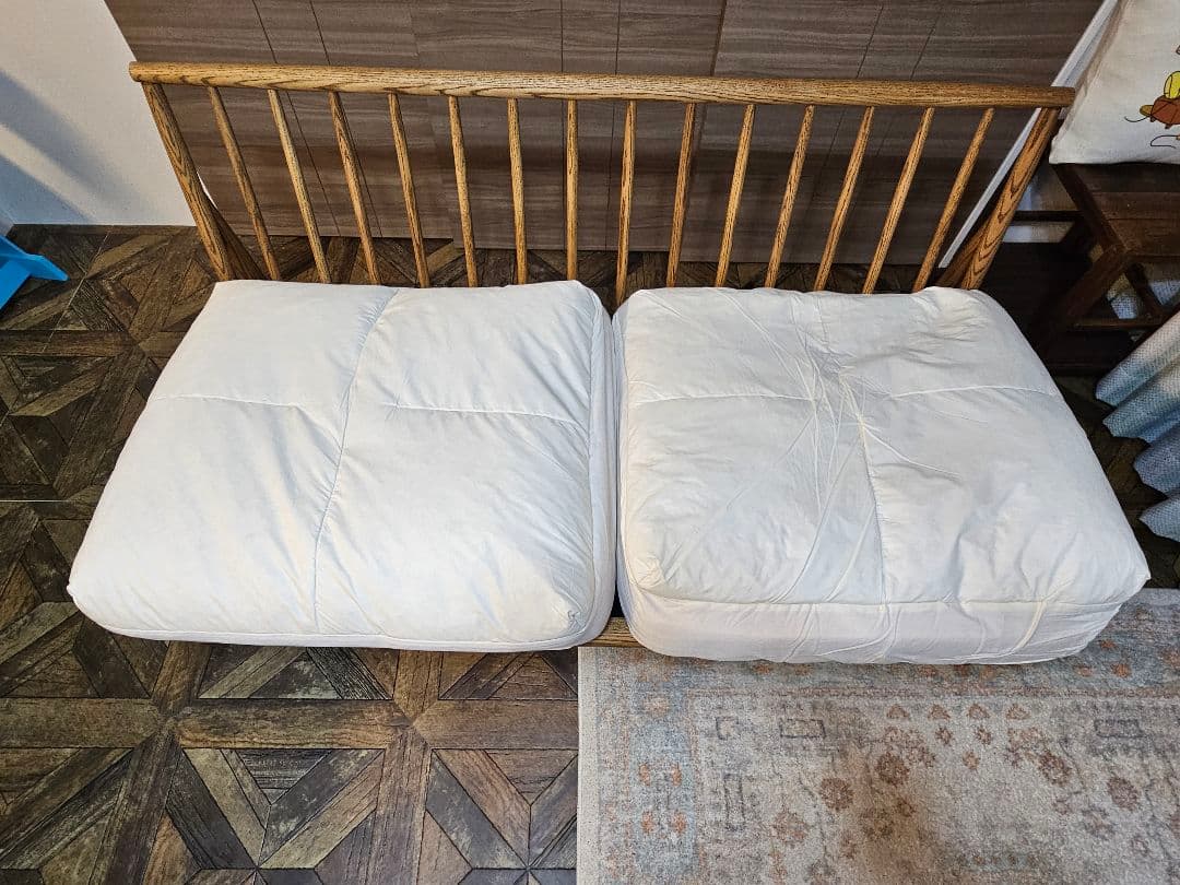 【miminoko】モモナチュラル　クラウドソファ　二人掛け　２P