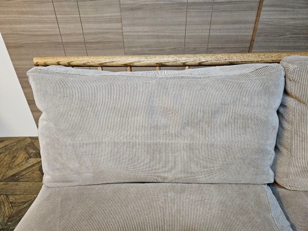 【miminoko】モモナチュラル　クラウドソファ　二人掛け　２P