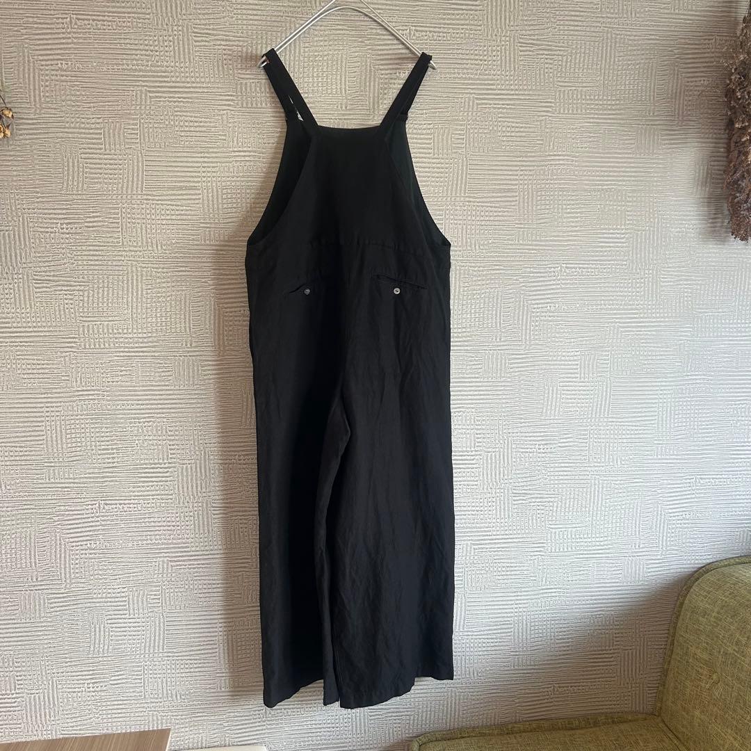 さぼ様♡【美品】ADAM ET ROPE'☆＜逸品シリーズ＞バンブーリネンサロペ