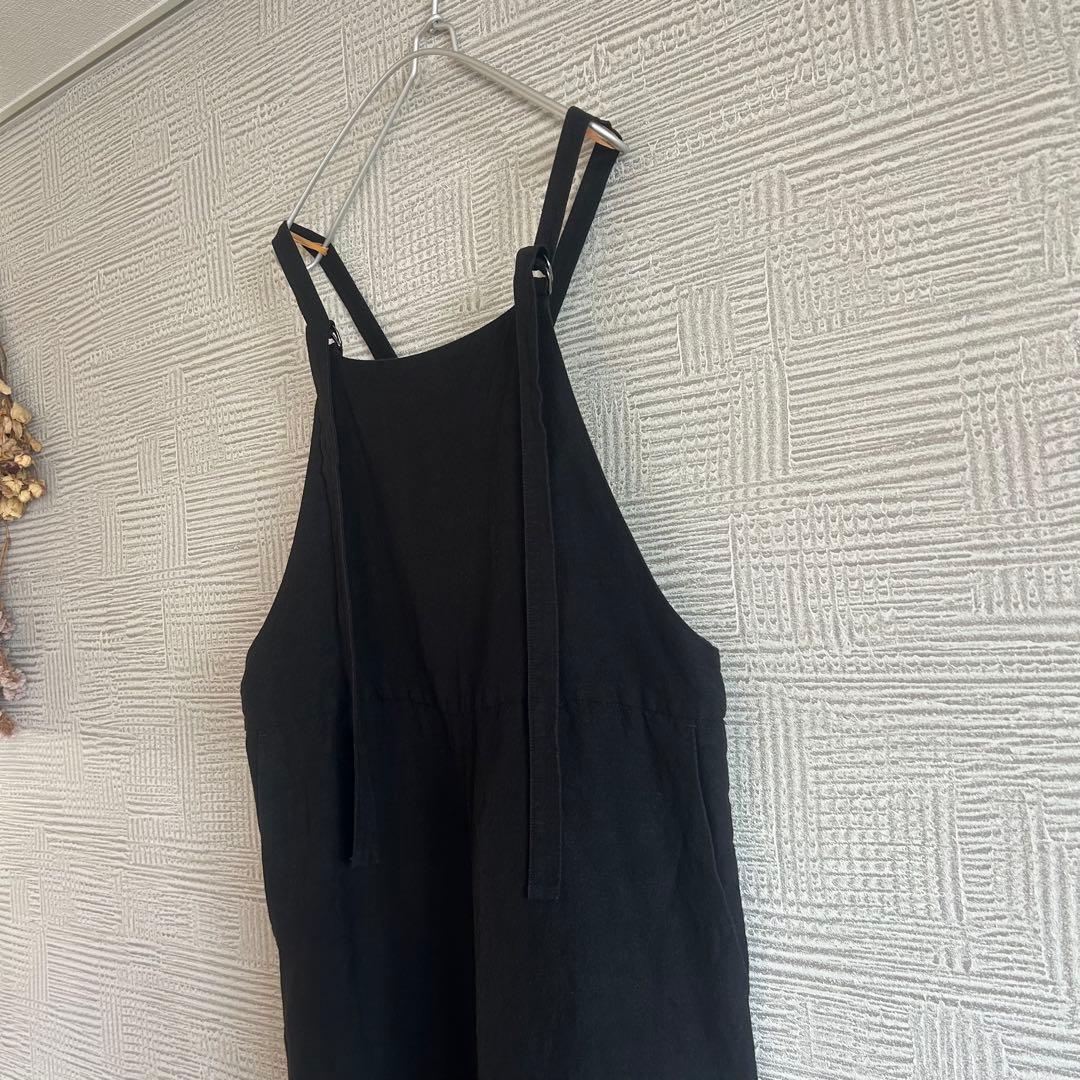 さぼ様♡【美品】ADAM ET ROPE'☆＜逸品シリーズ＞バンブーリネンサロペ