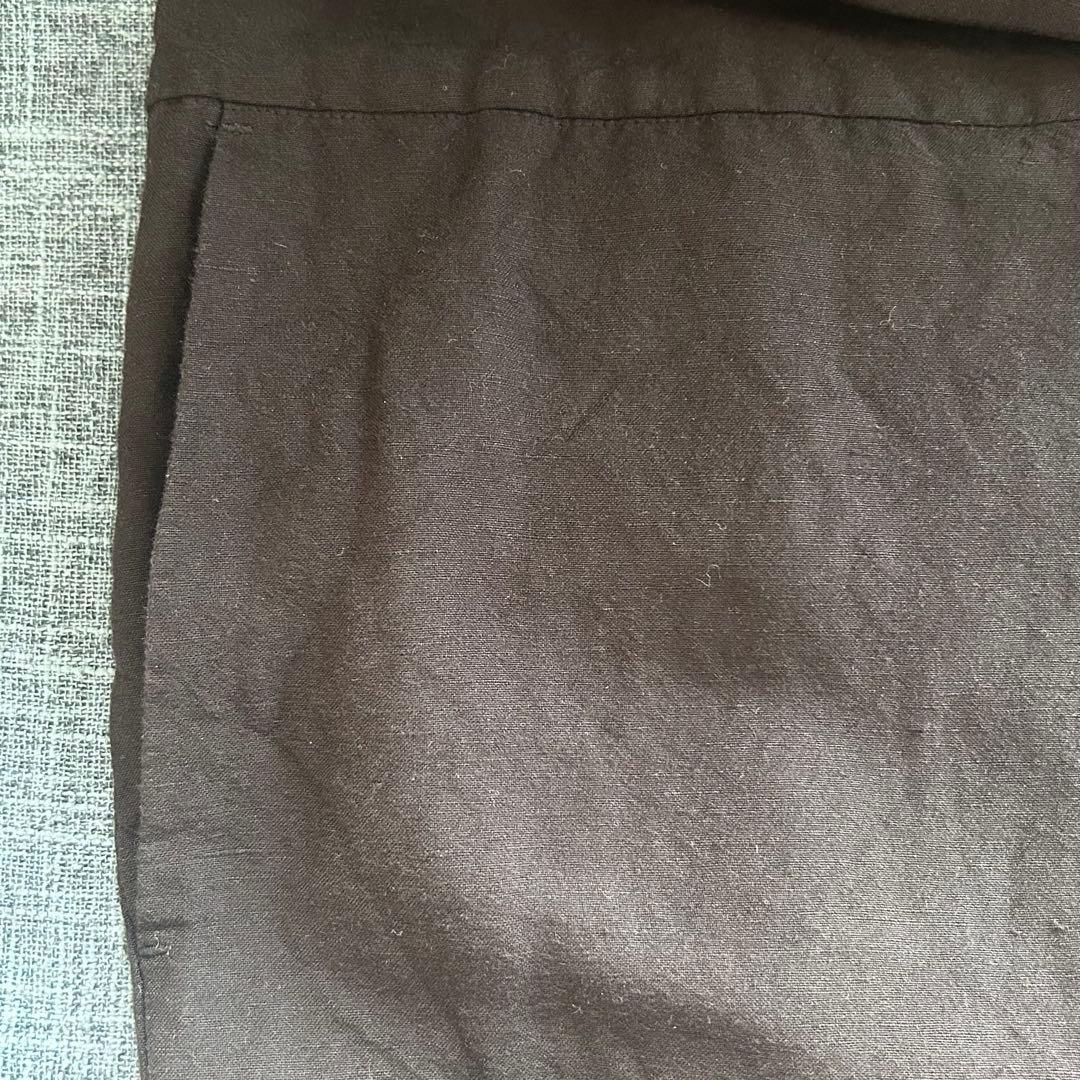 さぼ様♡【美品】ADAM ET ROPE'☆＜逸品シリーズ＞バンブーリネンサロペ