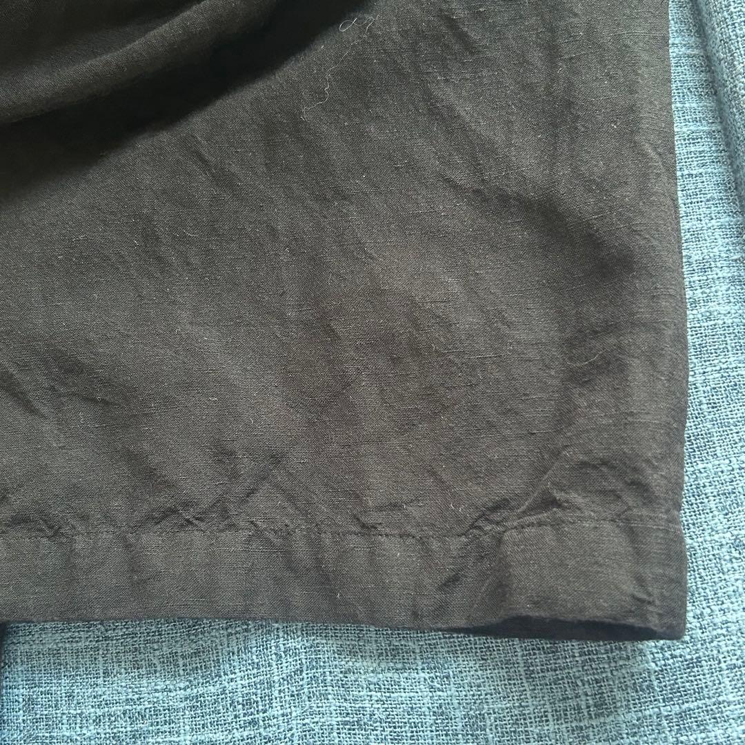 さぼ様♡【美品】ADAM ET ROPE'☆＜逸品シリーズ＞バンブーリネンサロペ